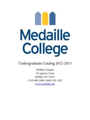 Undergraduate Catalog| 2012-2013