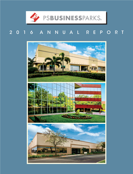 PS Business Parks, Inc. 2016 Annual Report