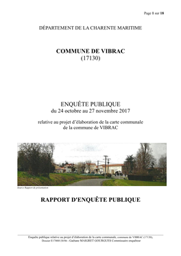 Commune De Vibrac (17130)