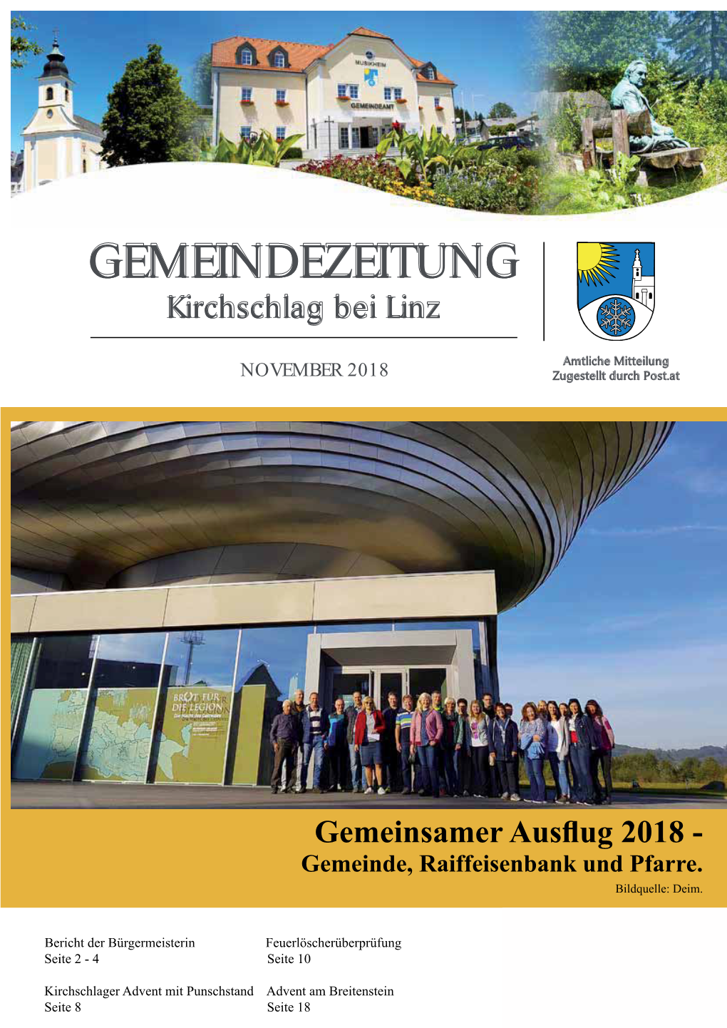 GEMEINDEZEITUNG Kirchschlag Bei Linz