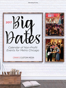 Calendar of Non-Profit Events for Metro Chicago 2017