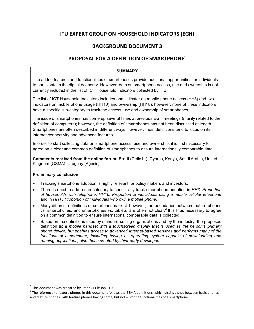 Background Document 3 Proposal for A