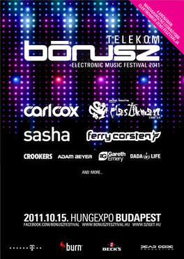 2011.10.15. Hungexpo Budapest Facebook.Com/Bonuszfestival