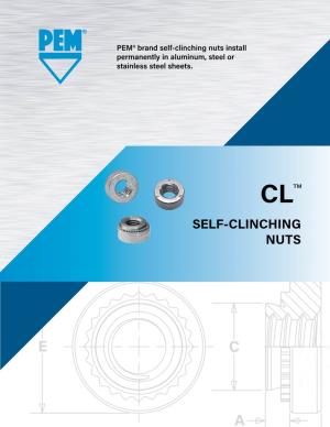 Self-Clinching Nuts Install Permanently in Aluminum, Steel Or Stainless Steel Sheets