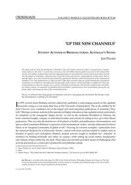 'Up the New Channels'