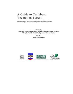 Appendix One Vegetation of the Caribbean Islands: Descriptions of Alliances and Associations