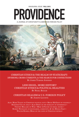 Christian Ethics & the Realm of Statecraft