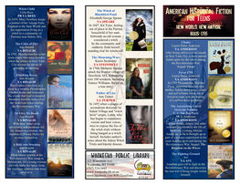 American Historical Fiction for Teens