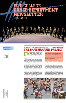 Five College Dance Department Newsletter 2012–2013