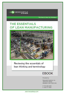 Essentials of Lean Manufacturing Reviewing the Essentials of Lean Thinking and Terminology