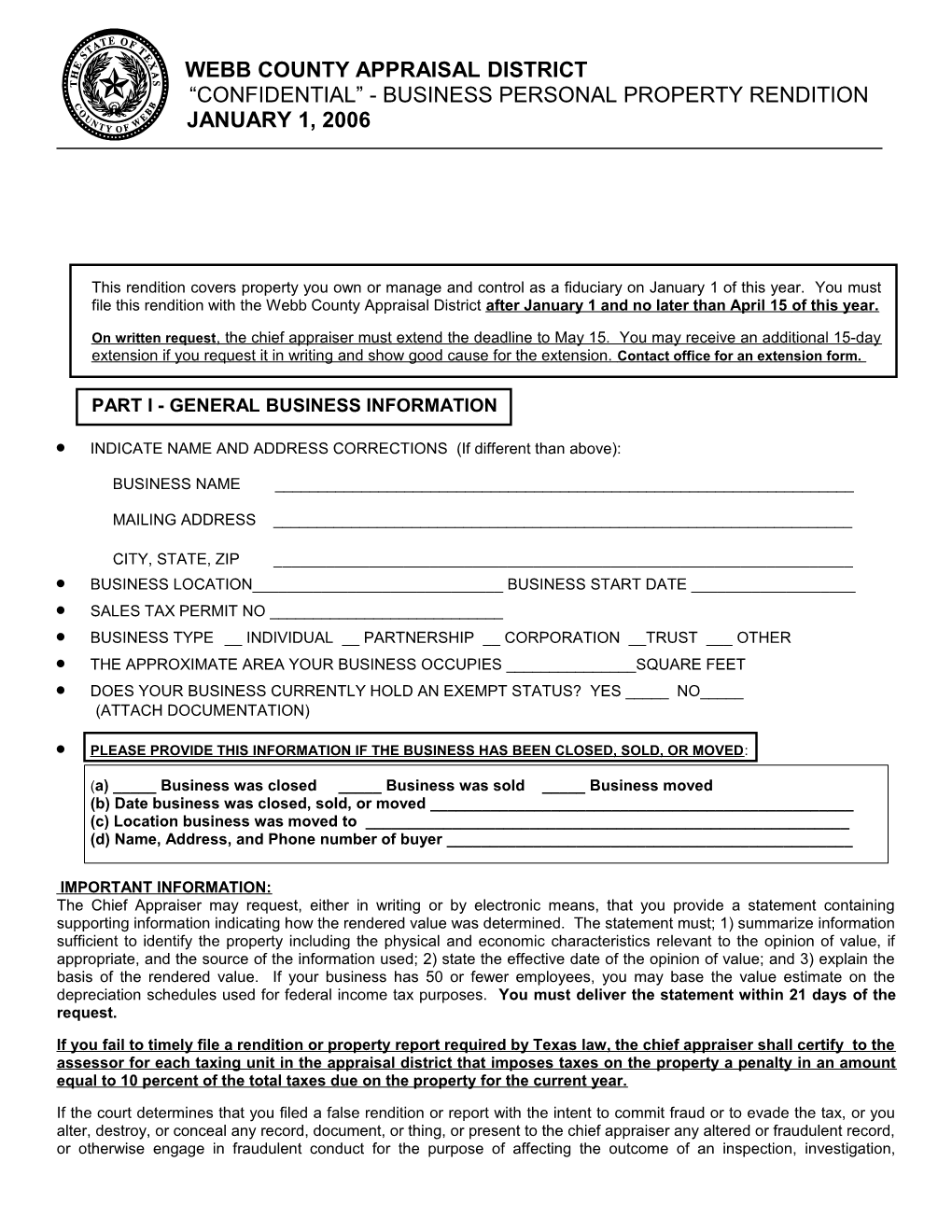 Webb County Appraisal District