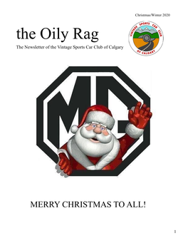The Oily Rag the Newsletter of the Vintage Sports Car Club of Calgary