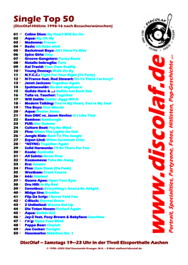 Discolaf-Hitliste 1998-16 Nach Besucherwünschen)