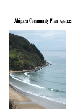 Ahipara Community Plan August 2012