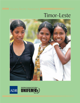 Gender and Nation Building in Timor-Leste