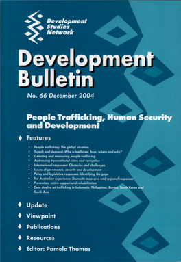 People Trafficking, Human Security and Development [PDF,10MB]