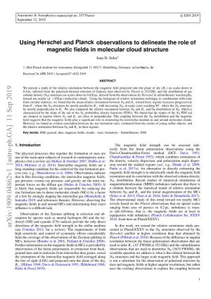 Using Herschel and Planck Observations to Delineate the Role of Magnetic Fields in Molecular Cloud Structure
