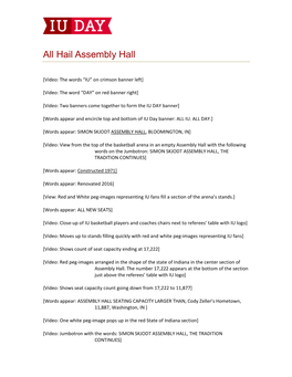 All Hail Assembly Hall