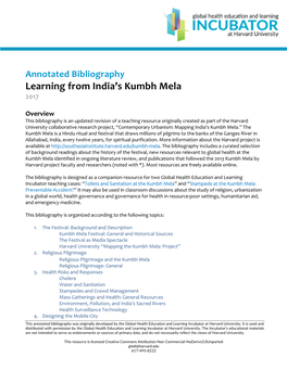 Learning from India's Kumbh Mela