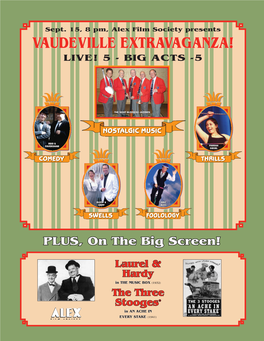 Vaudeville Extravaganza! Live! 5 - Big Acts -5