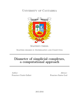 Diameter of Simplicial Complexes, a Computational Approach