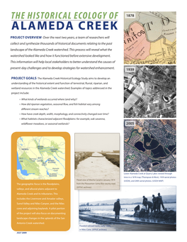 SFEI Introductory Brochure on Alameda Creek Historical Ecology Study