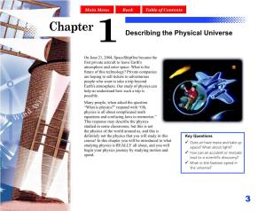 Chapter1describing the Physical Universe