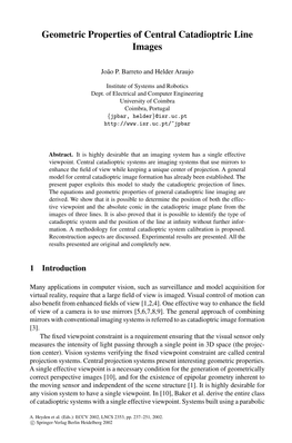 Geometric Properties of Central Catadioptric Line Images
