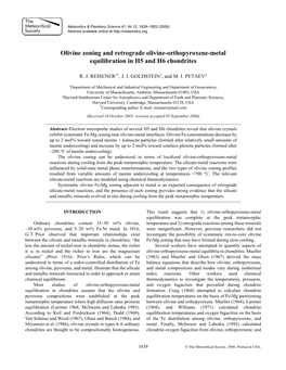 Olivine Zoning and Retrograde Olivine-Orthopyroxene-Metal Equilibration in H5 and H6 Chondrites