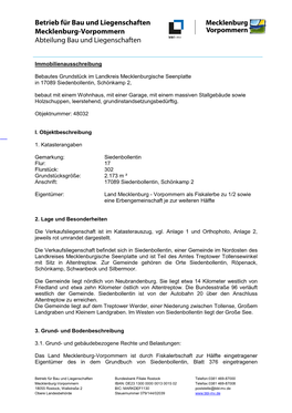 Betrieb Für Bau Und Liegenschaften Mecklenburg-Vorpommern Abteilung Bau Und Liegenschaften