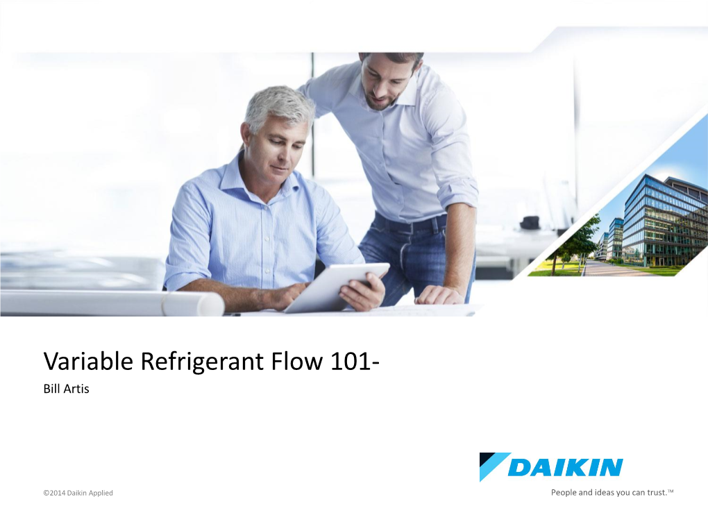 Variable Refrigerant Flow 101