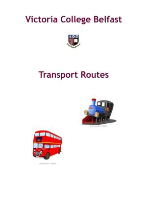 Victoria College Belfast Transport Routes