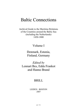 Baltic Connections