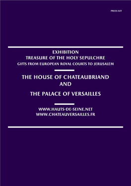 The House of Chateaubriand and the Palace of Versailles