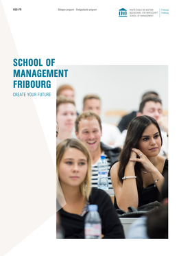School of Management Fribourg Create Your Future