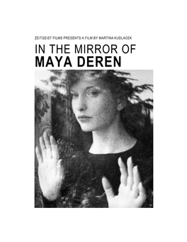 In the Mirror of Maya Deren in the Mirror of Maya Deren