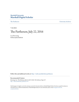 The Parthenon, July 22, 2016