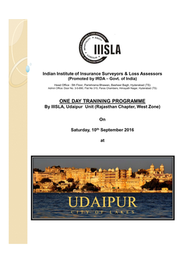 Iiisla Learning Udaipur 10-09-2016