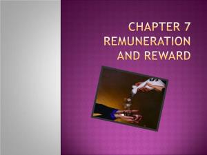 Chapter 7 Remuneration and Reward