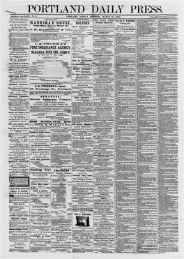 Portland Daily Press: March 28,1870