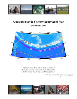 Aleutian Islands Fishery Ecosystem Plan December 2007
