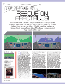 The Making of Rescue on Fractalus!