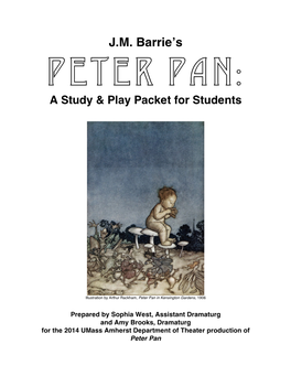 PETER PAN: a Study & Play Packet for Students
