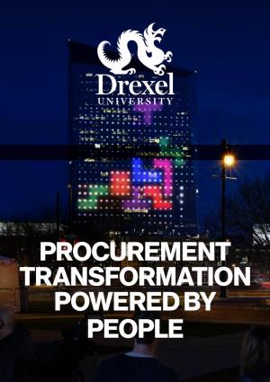 Procurement Transformation Powered by People Supply Chain