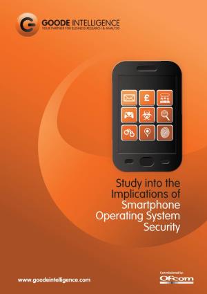 Smartphone Operating System Security