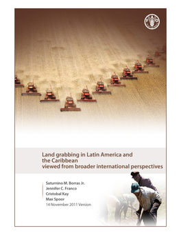 Land Grabbing in Latin America and the Caribbean Viewed from Broader International Perspectives