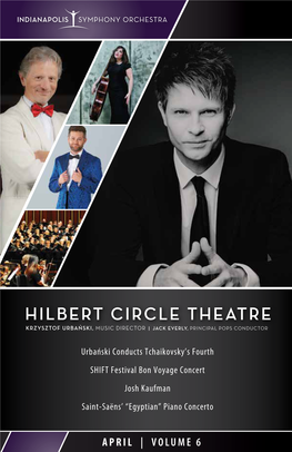 Hilbert Circle Theatre Krzysztof Urbański Music Director | Jack Everly Principal Pops Conductor