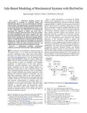 Rule-Based Modeling of Biochemical Systems with Bionetgen