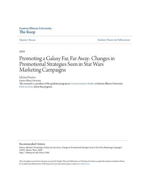 Changes in Promotional Strategies Seen in Star Wars Marketing