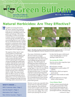 Natural Herbicides: Are They Effective?